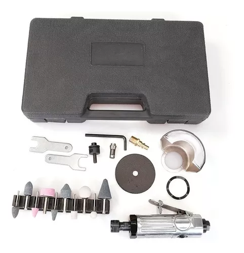 Kit Retifica Pneumática CDK 23 - Rotação 20.000 RPM  com 21 Peças